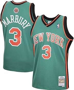 Amazon.com: Mitchell & Ness Stephon Marbury New York Knicks